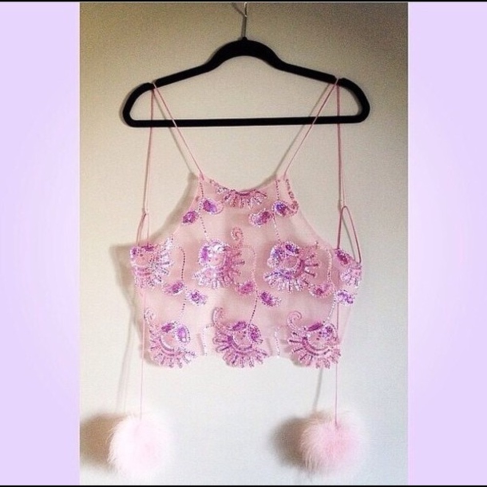 Dyspnea Flufftart Crop Top